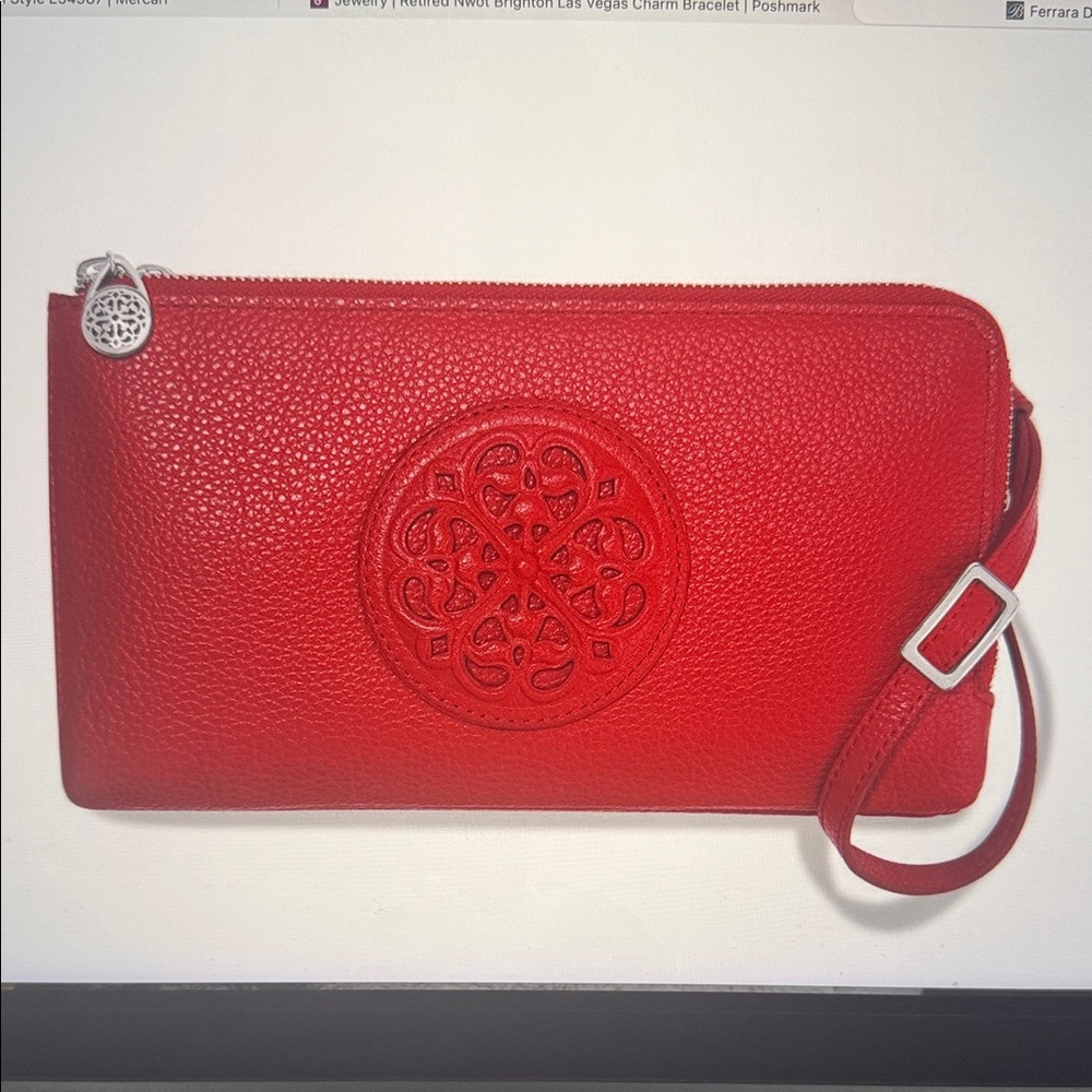 👛🆕👛 Brighton Ferrara Duet Zip Pouch NWT $245